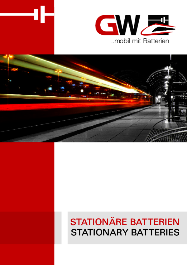 Stationary batterie systems